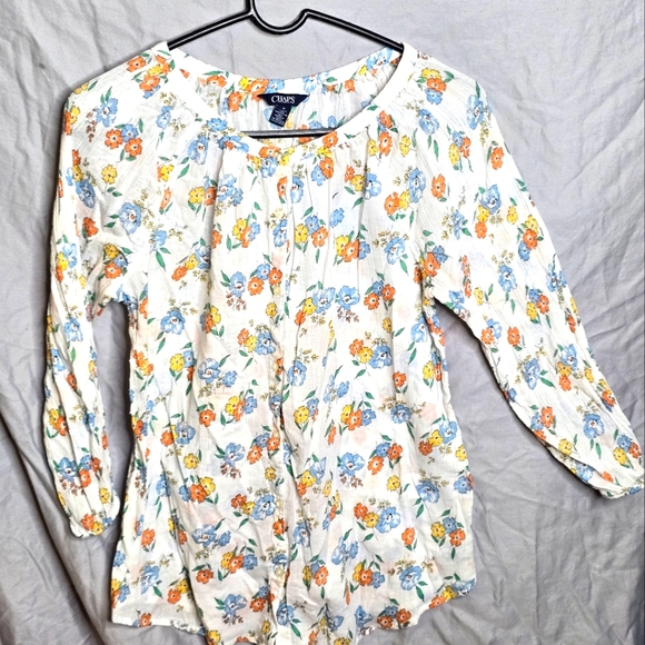 Chaps Tops - Chaps Button Up Blouse